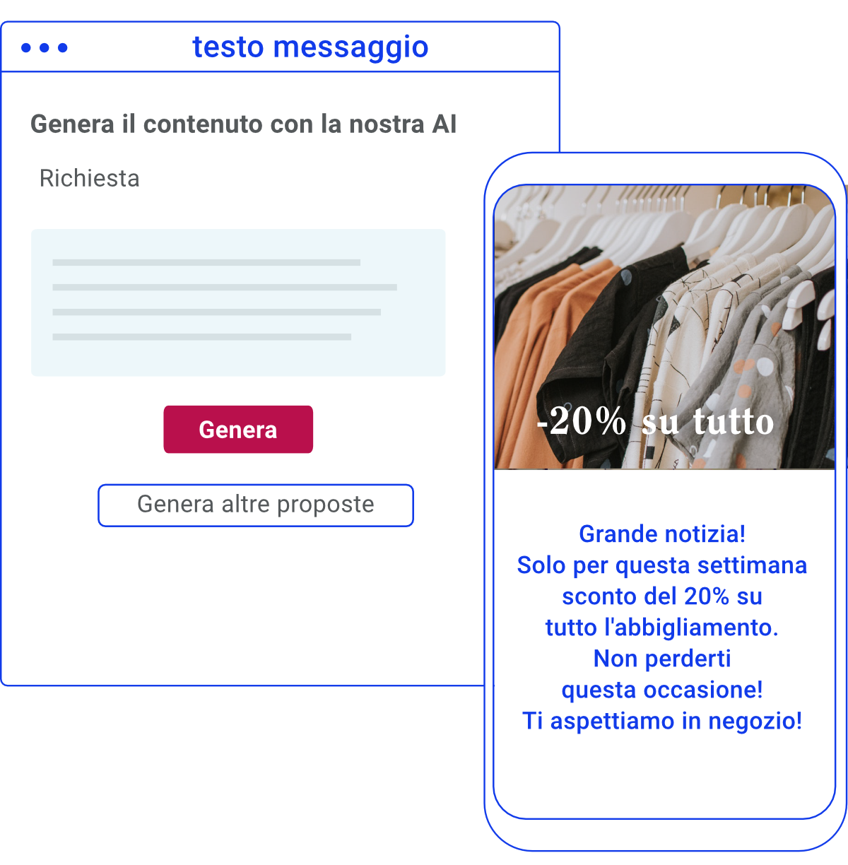 Ai generativa messaggio